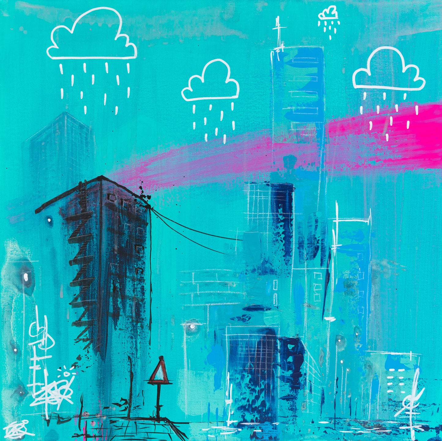 Rainy Day - Blue