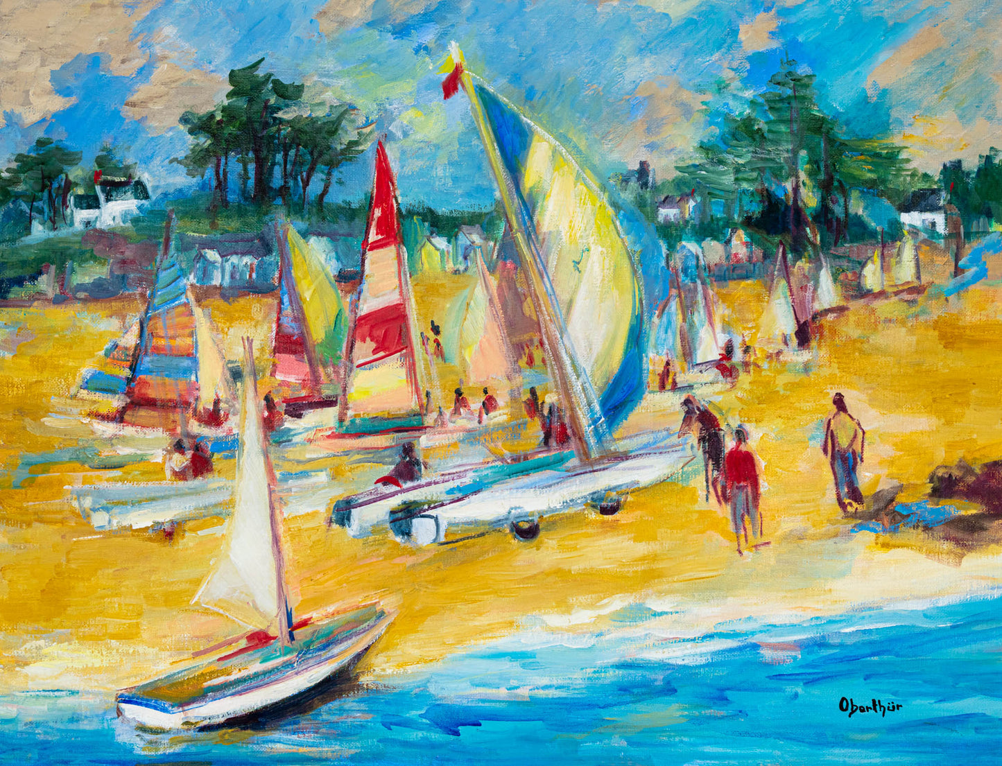 Descente a la Plage