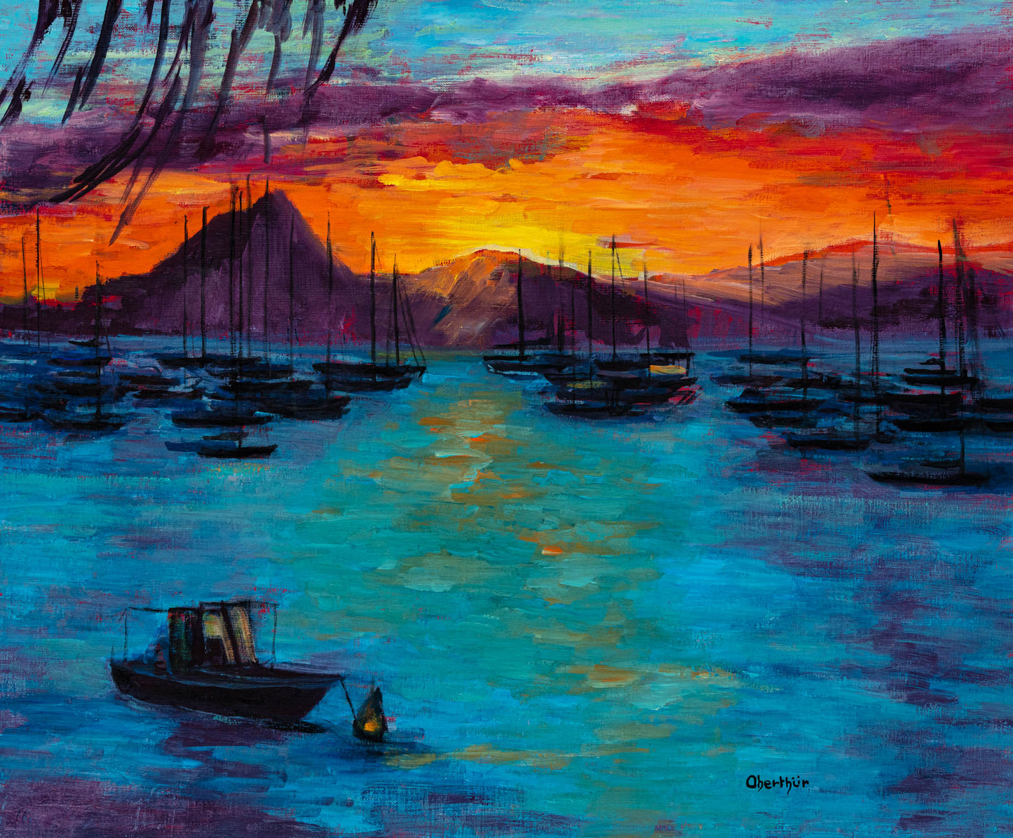 Coucher de Soleil sur la Baie