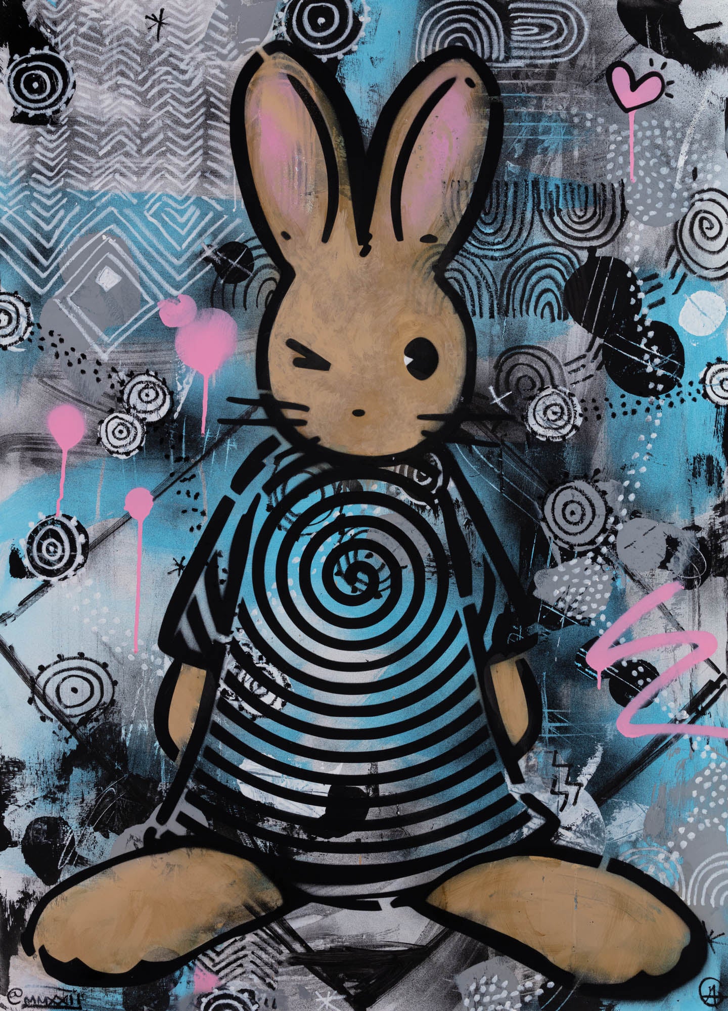 Folk Art Rabbit