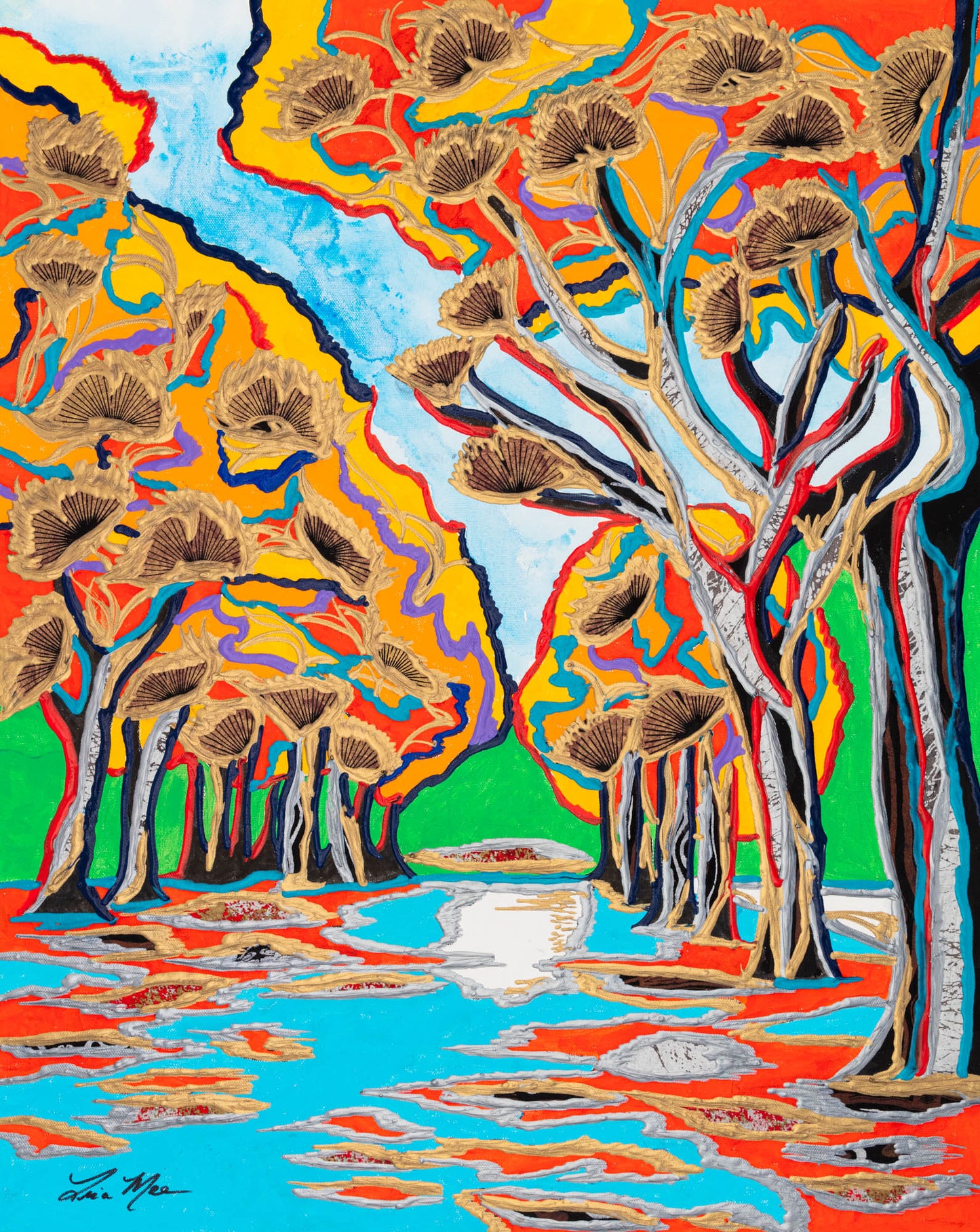 Canopy of Trees Near Waitsfield, Vermont