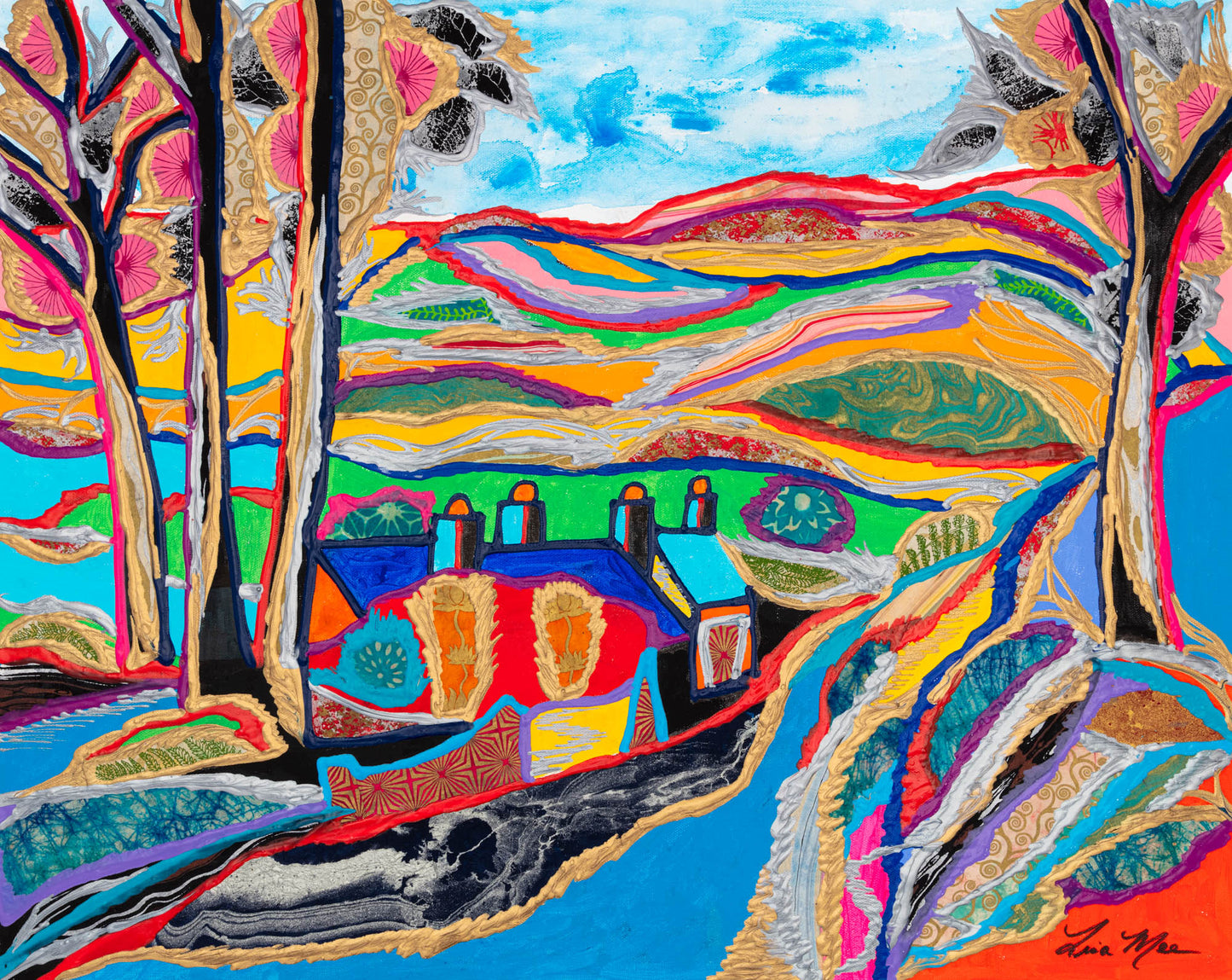View of the Luberon Hills, Provence