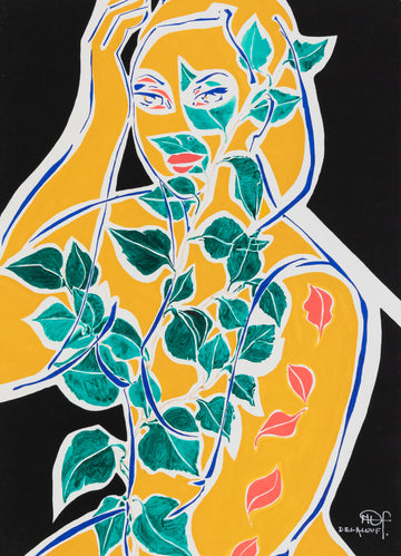 Portrait aux Feuilles de Boleau