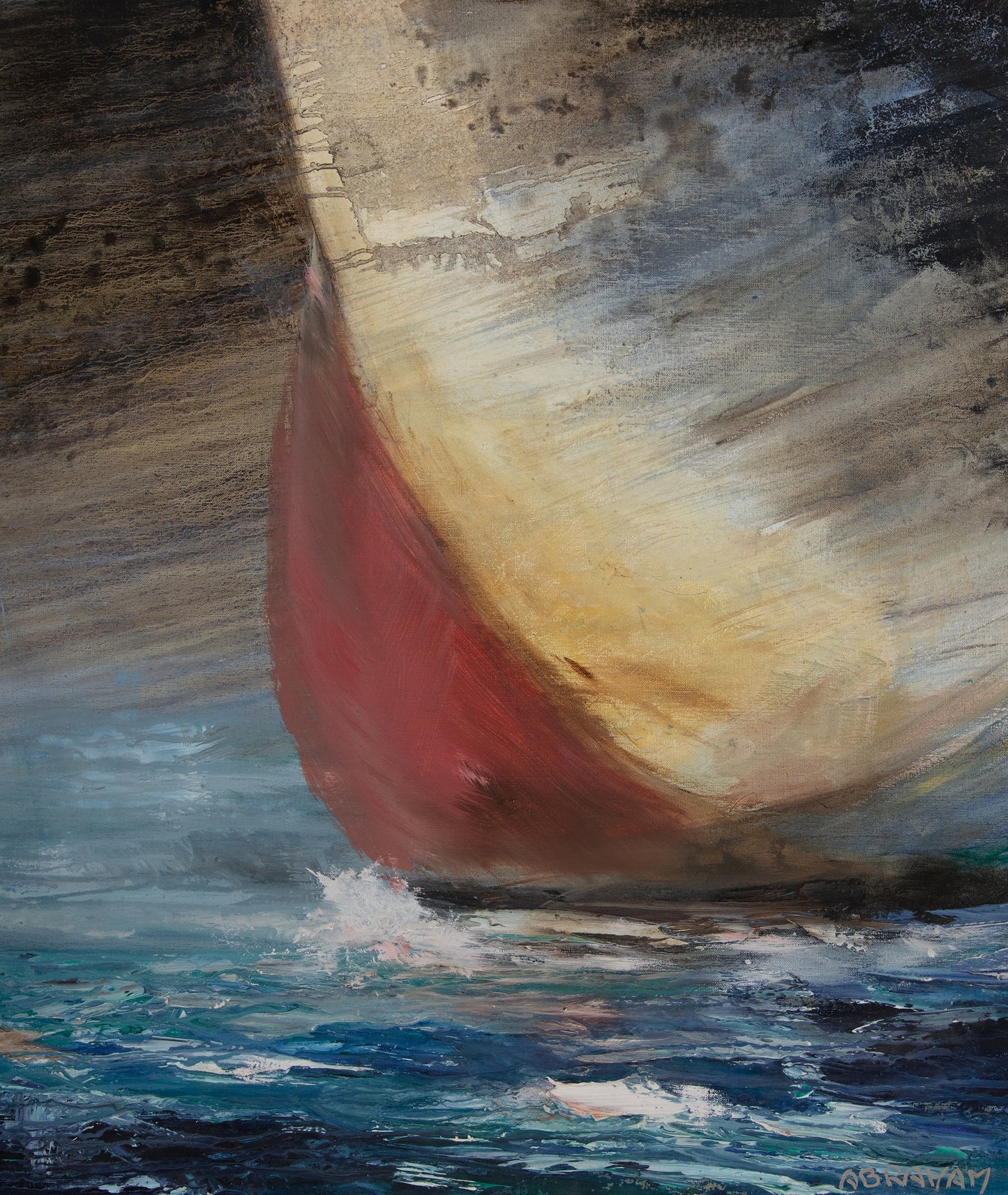Voilier dans la Tempete